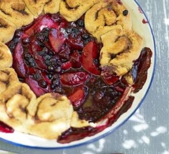 Grunt ροδάκινου και μύρτιλου