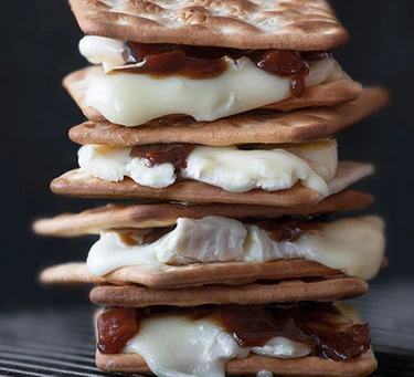 Melty ploughman's s'mores