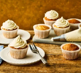 Vegan cupcakes βανίλιας
