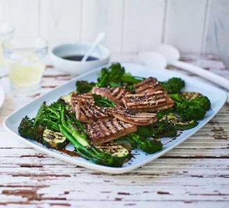 Vegan μπάρμπεκιου με τόφου τεριγιάκι