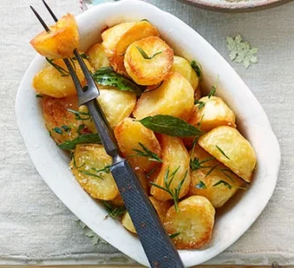 Vegan ψητές πατάτες