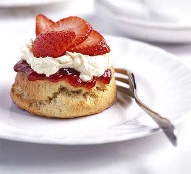 Αγγλικά μπισκότα φράουλας