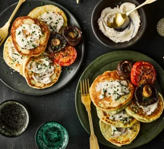 Αλμυρές vegan τηγανίτες