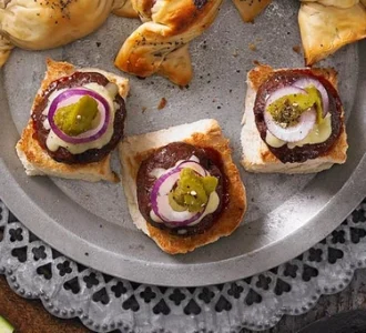 Αμερικάνικα μίνι μπέργκερ (slider)