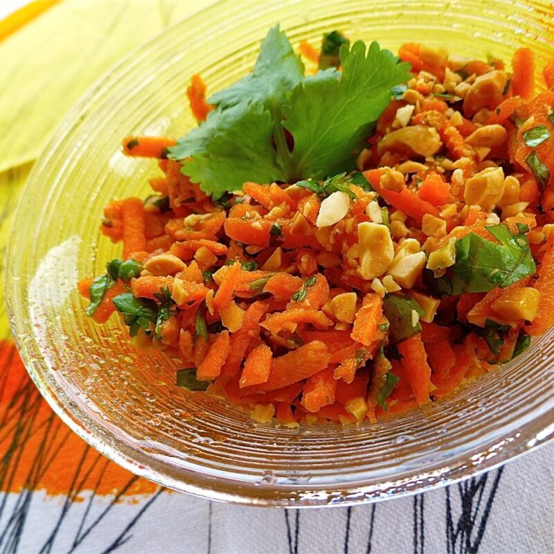 Εύκολη ινδική σαλάτα καρότου