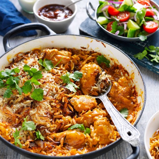 Ινδικό κάρυ κοτόπουλου και ρυζιού
