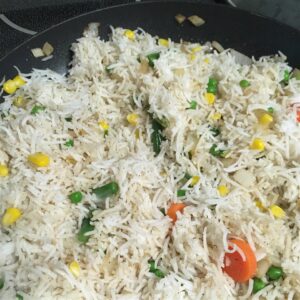 Ινδικό ρύζι με λαχανικά