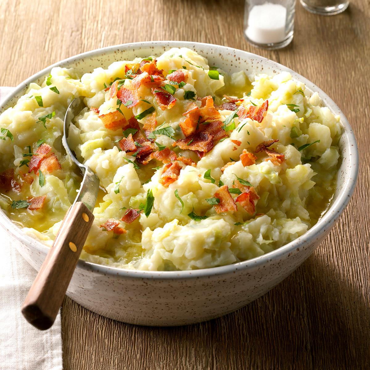 Ιρλανδικές πατάτες colcannon