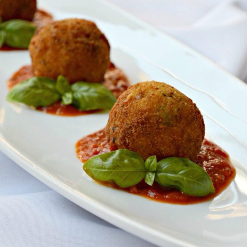 Ιταλικές μπάλες ρυζιού arancini