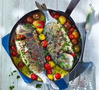 Ιταλική τσιπούρα Orata all’acqua pazza