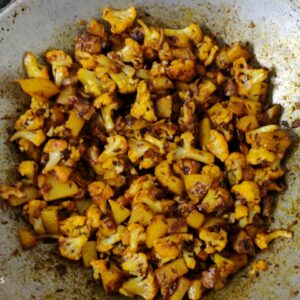 Κουνουπίδι και πατάτα stir-fry