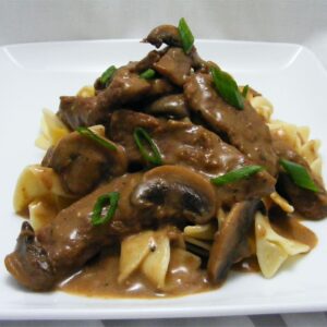Μοσχάρι stroganoff